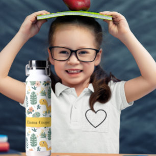 Schattigee Baby Dinosaurs Custom Kinderen Waterfles