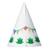 Schattigee Baby dinosaurus meisje verjaardag Feesthoedjes (Achterkant)