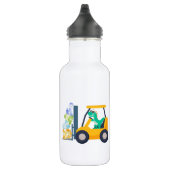 Schattigee baby dinosaurus tractor Truck School ki Waterfles (Rechts)