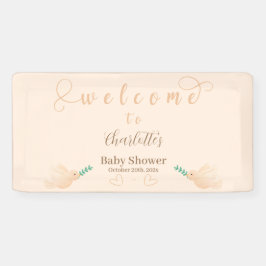 Schattigee Baby Dove Baby shower Banner