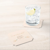 Schattigee Baby Dove Baby shower Kartonnen Onderzetters (Insitu)