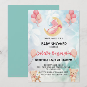 Schattigee baby draak dinosaurus Beer Ballon baby Kaart