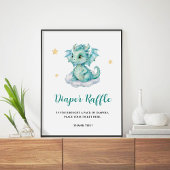 Schattigee Baby Dragon Diaper Raffle Poster