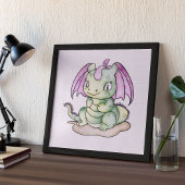 Schattigee Baby Dragon Grote Kleurplaat Poster