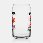 Schattigee baby Dragon in een doktersoutfit! Blikvorm Glas (Links)