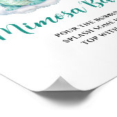 Schattigee Baby Dragon Mimosa Bar Poster (Hoek)