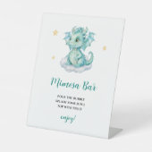 Schattigee Baby Dragon Mimosa Bar Reclamebord Met Voetstuk (Voorkant)