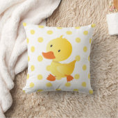 Schattigee Baby Duck Polka Dots Kussen (Deken)