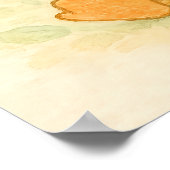 Schattigee Baby Duck – Waterverf Animal Print voor (Hoek)