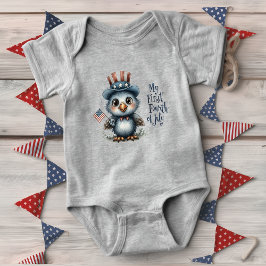 Schattigee Baby Eagle Vierde juli Romper