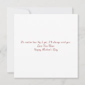 Schattigee Baby Elephant Moederdag Dierenvriend Kaart (Achterkant)