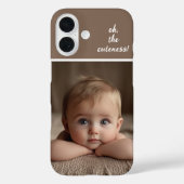 Schattigee Baby-foto Case-Mate iPhone Case (Achterkant)