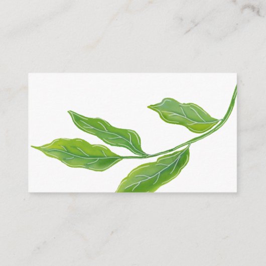 Schattigee Baby Fox bladeren | Luierloof | BABY SH Informatiekaartje (Achterkant)