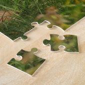 Schattigee Baby Fox in een groen bos Legpuzzel (Zijkant)