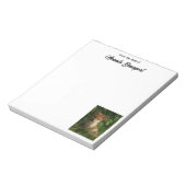 Schattigee Baby Fox in een groen bos Notitieblok (Linkerzijde)