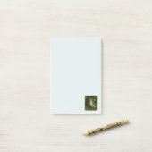 Schattigee Baby Fox in een groen bos Post-it® Notes (Op bureau)