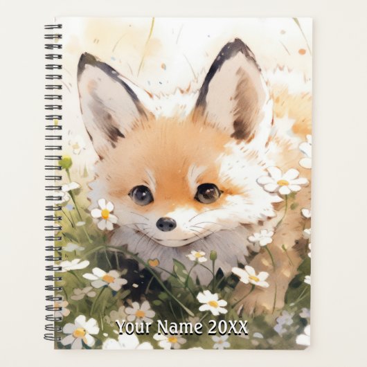 Schattigee Baby Fox Planner (Voorkant)