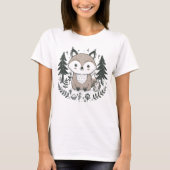 Schattigee Baby Fox T-shirt (Voorkant)