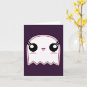 Schattigee Baby Ghost Note-Kaart Kaart (Gele Bloem)