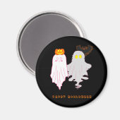 Schattigee Baby Ghosts Halloween Magnet (Voorkant / Achterkant)