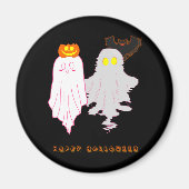 Schattigee Baby Ghosts Halloween Magnet (Voorkant)
