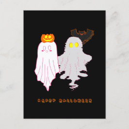 Schattigee Baby Ghosts Halloween vakantie Briefkaa Feestdagenkaart