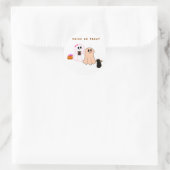 Schattigee Baby Ghosts met Black Cat Sticker (Tas)