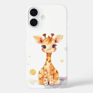 Schattigee Baby Giraffe iPhone 16 Hoesje