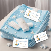 Schattigee Baby Giraffe Jongen Baby shower Luier R Informatiekaartje