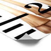 Schattigee Baby Giraffe Safari Oerwoud Dieren Poster (Hoek)