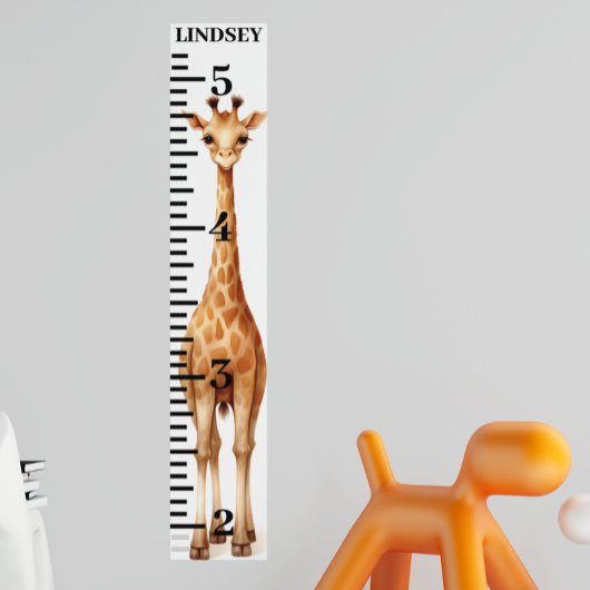 Schattigee Baby Giraffe Safari Oerwoud Dieren Poster
