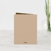 Schattigee baby giraffe tekst toevoegen voor elk d kaart (Achterkant)