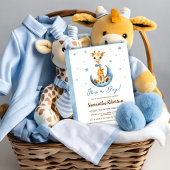 Schattigee Baby Giraffe Waterverf Het is een jonge Kaart