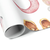 Schattigee Baby Girl Pastel Blush Boho Stroller Pa Cadeaupapier (Rol Hoek)