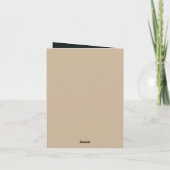 Schattigee baby gorilla Voeg tekst toe voor elk do Kaart (Achterkant)