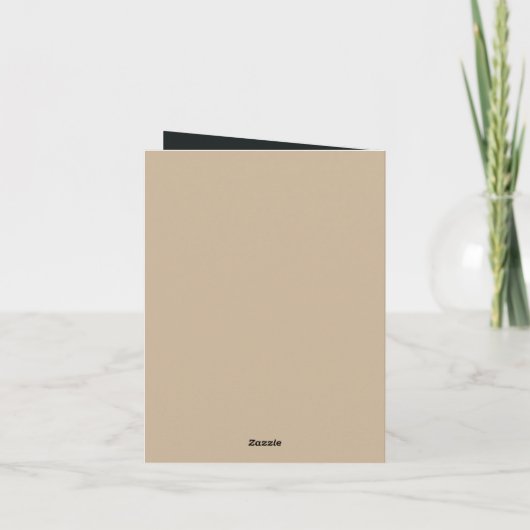 Schattigee baby gorilla Voeg tekst toe voor elk do Kaart (Achterkant)