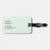 Schattigee Baby Herten Cartoon Illustratie Bagagelabel (Achterkant horizontaal)