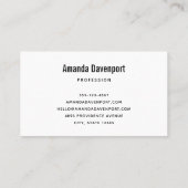 Schattigee Baby Herten Cartoon Illustratie Visitekaartje (Achterkant)