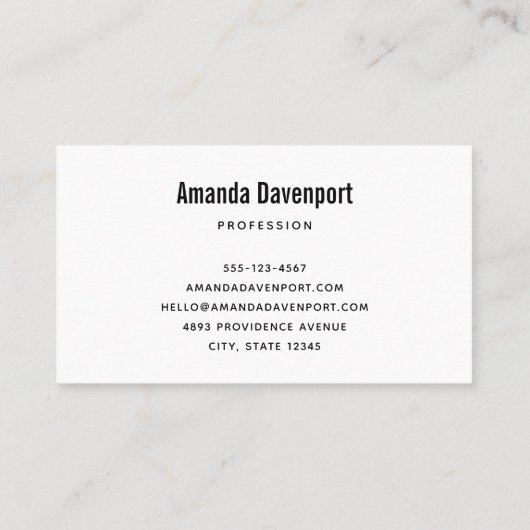 Schattigee Baby Herten Cartoon Illustratie Visitekaartje (Achterkant)