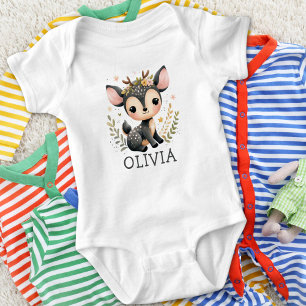 Schattigee Baby Herten gepersonaliseerd Romper