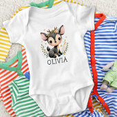 Schattigee Baby Herten gepersonaliseerd Romper