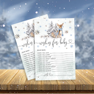 Schattigee Baby Herten Winter Baby shower Wensen v