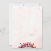 Schattigee Baby Highland Koe Baby shower uitnodigi (Achterkant)