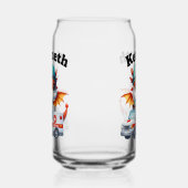 Schattigee baby in een ambulance blikvorm glas (Rechts)