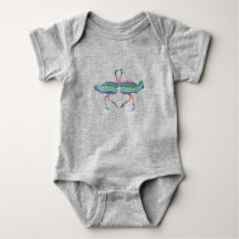 Schattigee Baby Jersey Bodysuit met een afbeelding