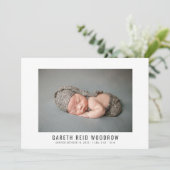 Schattigee Baby Jongen Fotocollage Geboorte Aankon (Staand voorkant)