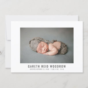 Schattigee Baby Jongen Fotocollage Geboorte Aankon