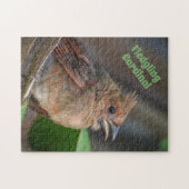 Schattigee Baby kardinaal vogel fotografische Natu Legpuzzel (Horizontaal)