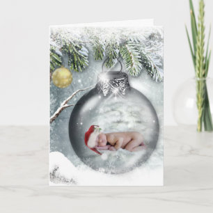 Schattigee Baby kerst Kaart