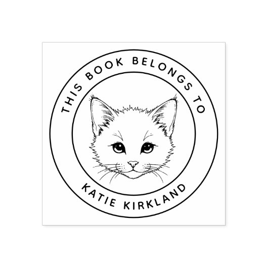 Schattigee Baby kitten Dit boek hoort bij de naam  Rubberstempel (Afrduk)